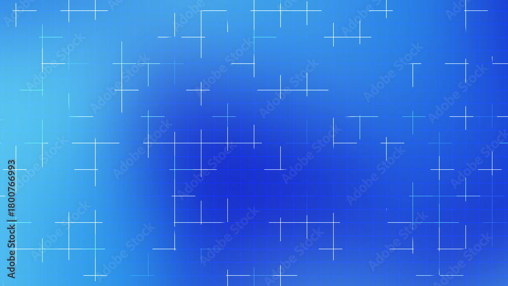 Fototapeta premium Blue Grid Line Abstract Background With Modern Futuristic Digital Design Pattern