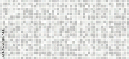 Minimalistic grayscale square tile mosaic grid abstract background texture