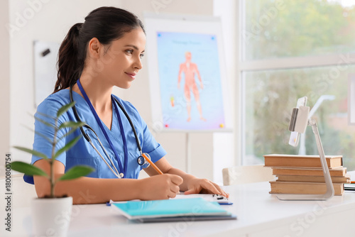 Young female medical studen...