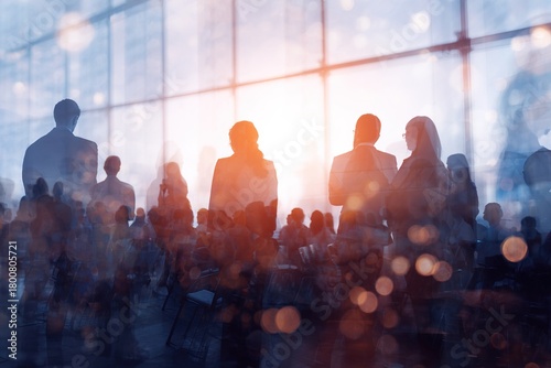 Business Groups and People Concepts and Ideas. Group of People At the Conference Meeting. High quality