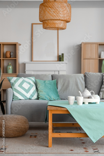 Interior of living room wit...