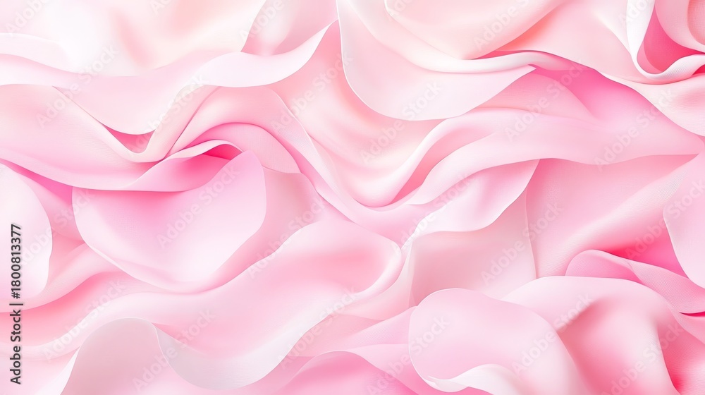 Obraz premium 12.Light and airy peony petals gracefully swirling in a gentle breeze against a silky pink gradient background, evoking a sense of springtime beauty and floral poetry.
