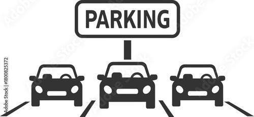 AI Chip Set Circuit Board Icons with Artificial Intelligence on Transparent Background