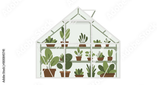 Cozy Greenhouse Home for Indoor Plants A Haven for Greenery and Growth