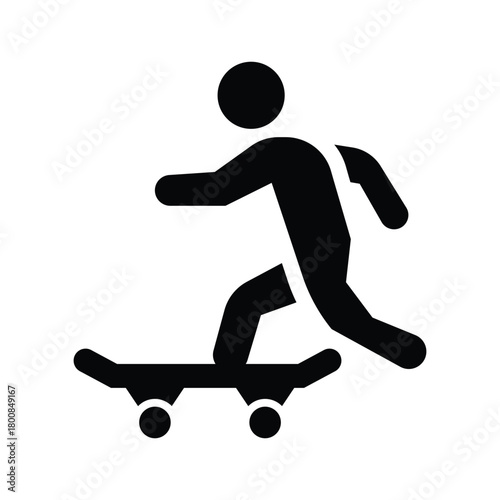 skate solid icon illustration vector graphic.eps