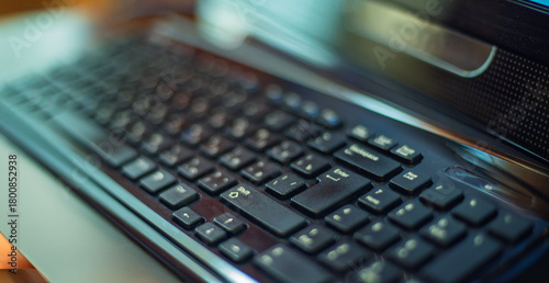 Wallpaper Mural Abstract blurred background with the Enter button Torontodigital.ca