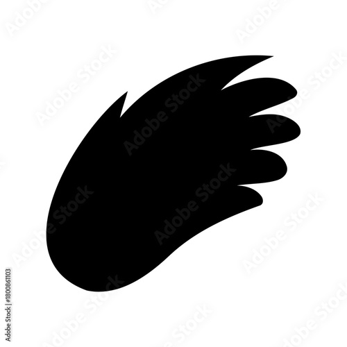 black and white fish