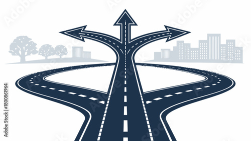 Find Your Path to Success with This Dynamic Road Divergence, Charting Your Future, Strategy Development, and Navigating Business Decisions with Clarity