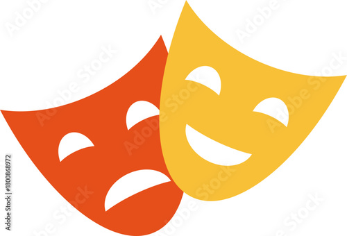 Flat Movie Cinema Icon Element