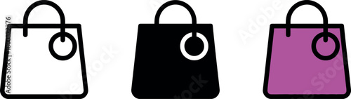 Colorful Shopping Bags Vector Illustration for Retail Fashion and Market Promotion