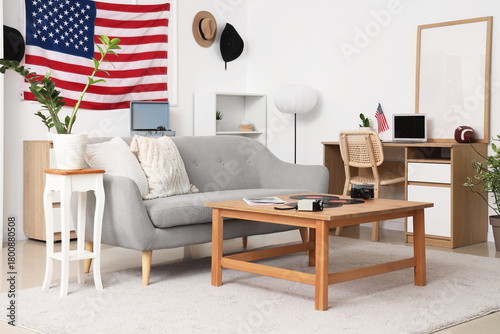 Interior of living room wit...