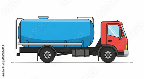 truck isolated on white