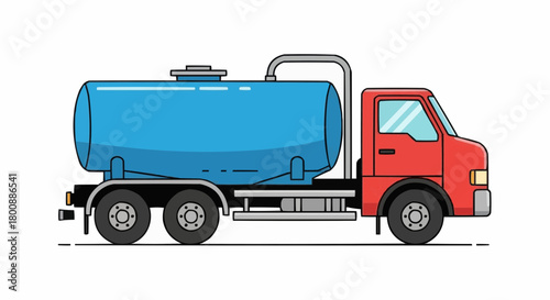 truck isolated on white