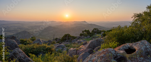 Sunset Over the Hills in Lawton, OK