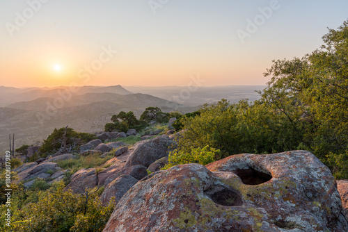 Sunset Over the Hills in Lawton, OK