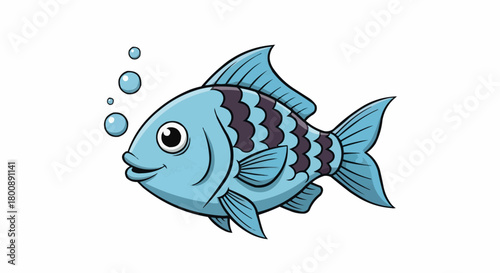 fish on a white background