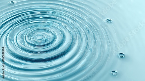 Water Surface with Ripples and Light Blue Tint Reflecting Natural Light a Captivating Display of Fluid Motion and Reflections Optimized for Stock