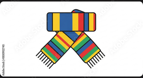 Buy colorful striped winter scarf for men and women online knitted fashion accessory for cold weather wear