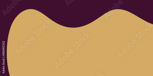 Double Hump Wavy Vector Illustration Background. Dual-peaked, smooth wave shape across the center area.