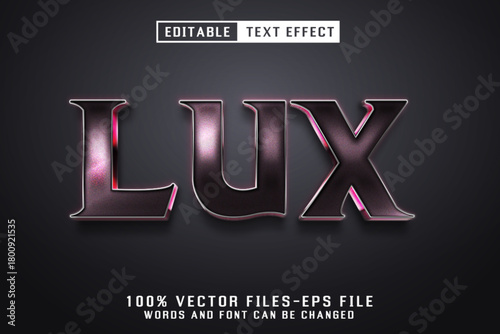 Lux 3d Text - Editable Text Effect