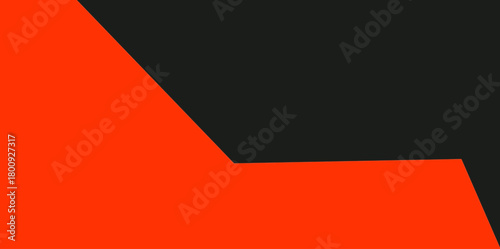 Sharp Geometric Red Border on Black Vector Illustration. Angular red geometric shape framing the bottom of a black canvas.