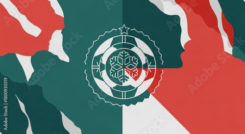 Winter snowflake christmas holiday season decoration vector graphic design element template download online