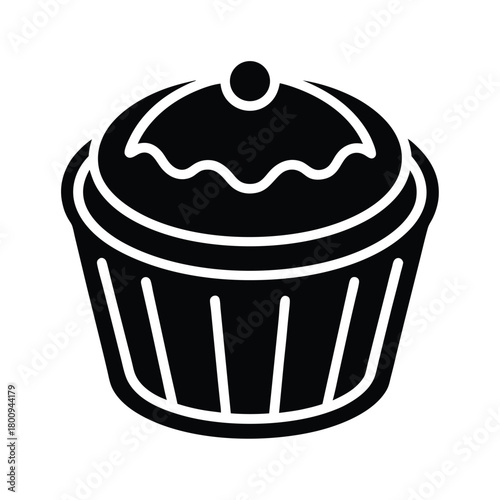 Souffle Outline Vector Illustration