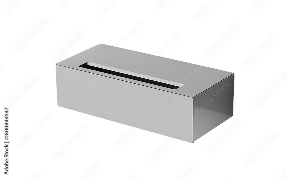 Fototapeta premium Tissue box on white isolated on transparent background