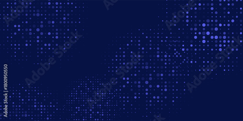 Dot white blue wave light screen gradient texture background. Abstract technology big data digital background eps10