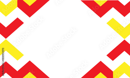 Free Download Abstract Geometric Pattern with Red and Yellow Accents. - GFXLoad
