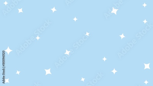 キラキラ背景01(回転) _少なめ・水色