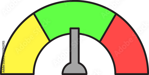 Performance gauge showing optimal business growth Corporate Agenda