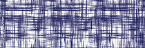 Denim cross hatch seamless texture. Crayon drawn weave, fabric or linen effect background.