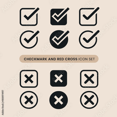 check mark icon sets vector template