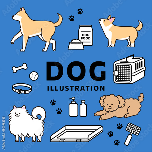 犬のアイコンセット