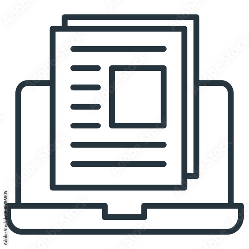 Blog Outline Icon