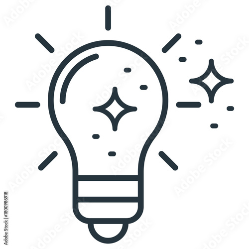 Light Bulb Outline Icon
