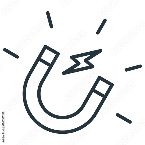 Magnet Outline Icon