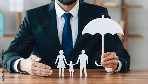 Family Protection and Insurance Coverage Concept