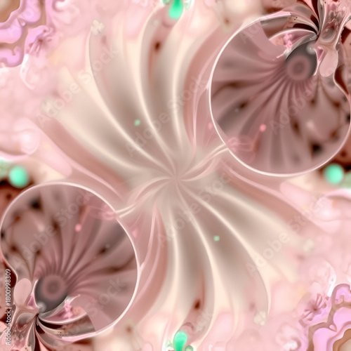 Abstract Fractal Background Fans