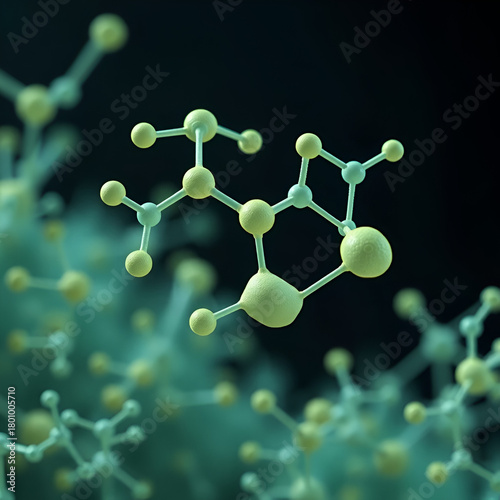 beta-Methylamino-L-alanine (BMAA) toxic amino acid molecule. Produced by cyanobacteria. Skeletal formula.