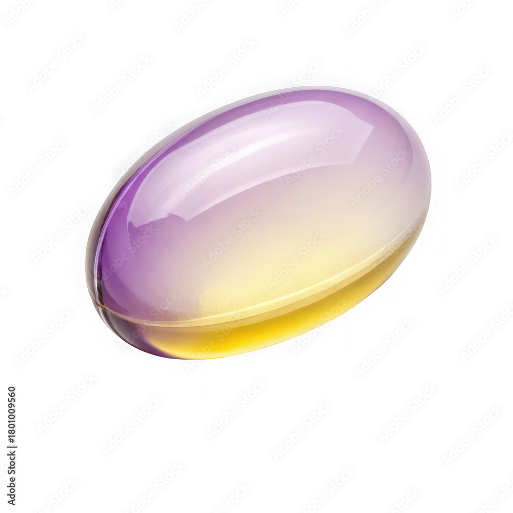 Obraz premium Gradient colored capsule for health and medical use