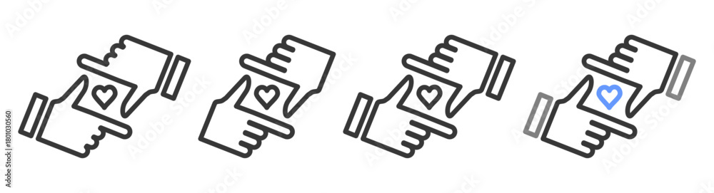Obraz premium The Ultimate belonging Styles and Tools Line Icon Set, belonging universe icon set