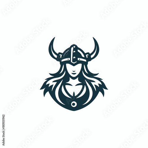 Viking Lady Logo