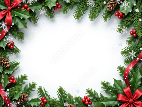 Wallpaper Mural christmas background with christmas tree and decorations Torontodigital.ca
