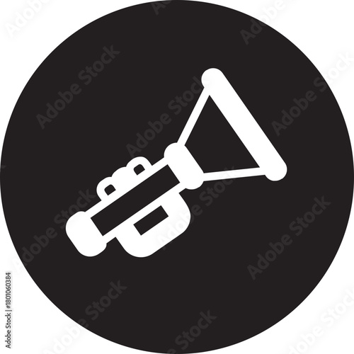 trumpet glyph icon