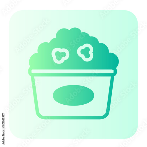 popcorn gradient icon