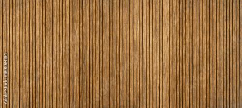 wood bamboo background, vertical brown old grunge wooden, rustic texture,  acoustic wall panel wallpaper , wide long banner 