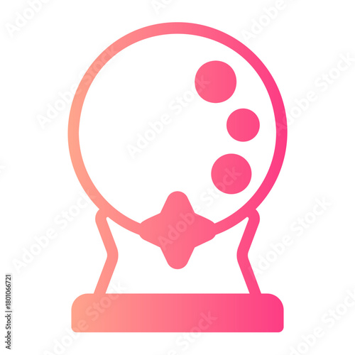 crystal ball gradient icon