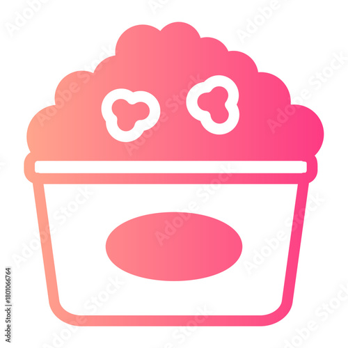 popcorn gradient icon